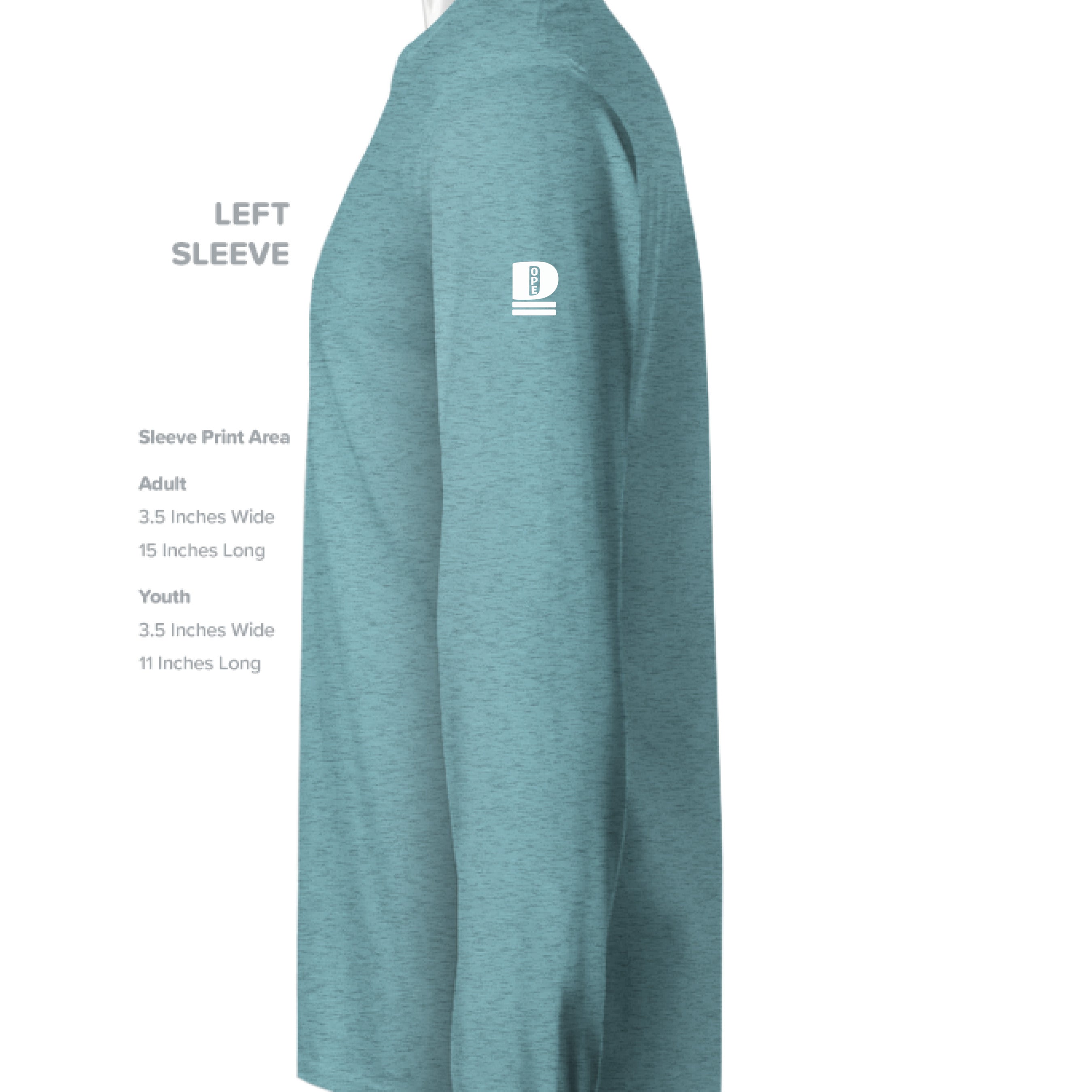 Heather Blue Lagoon - SLEEVE_LEFT
