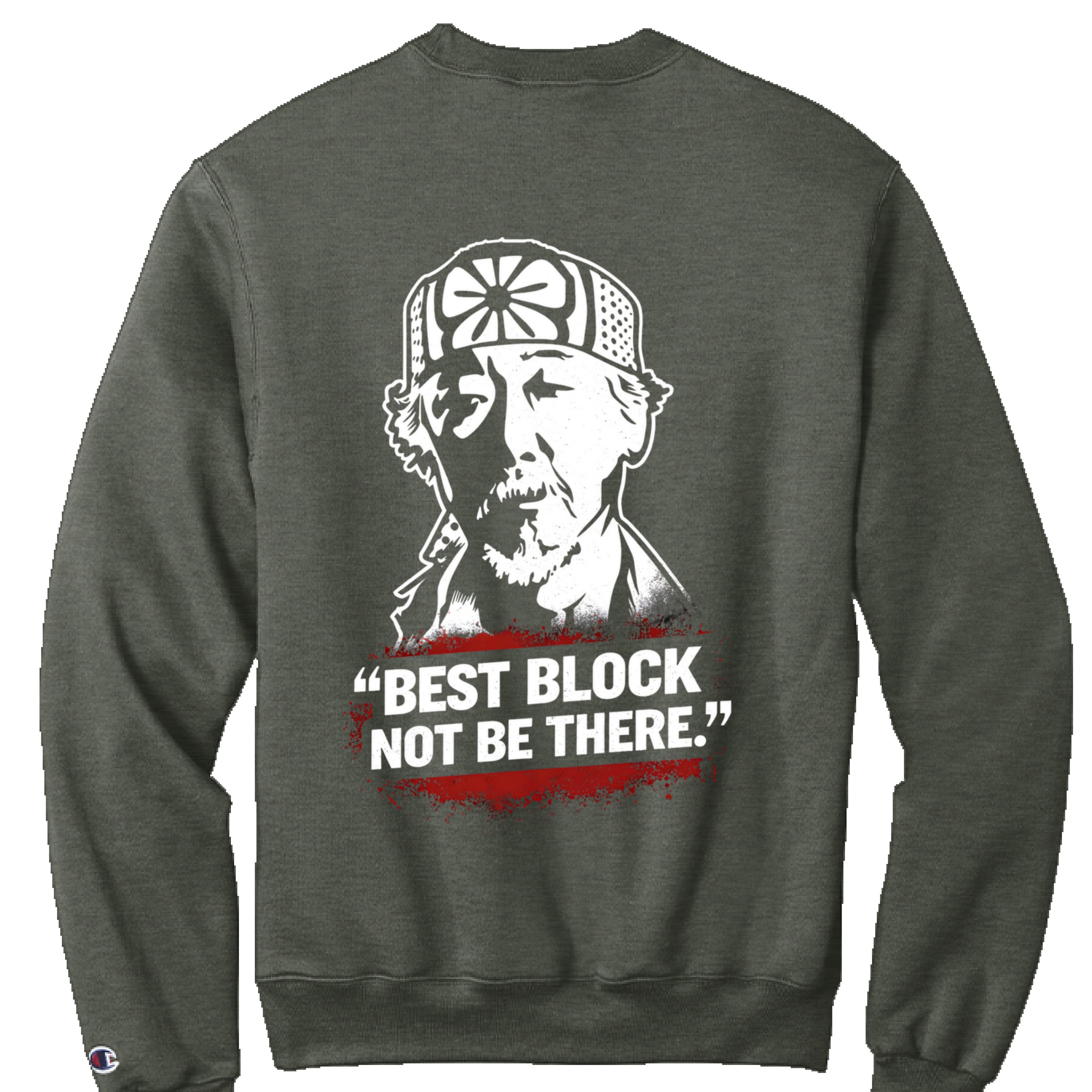 Dark Green Heather - BACK